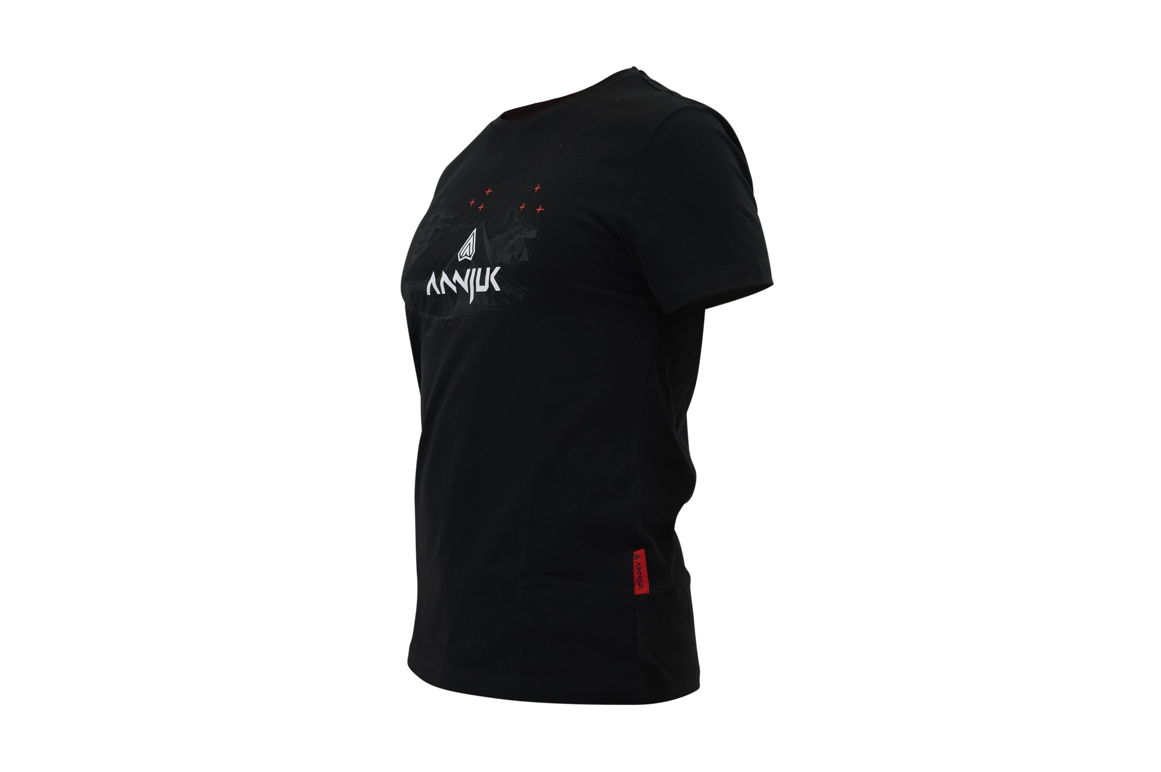 Annjuk T-Shirt Black Logo Big Men