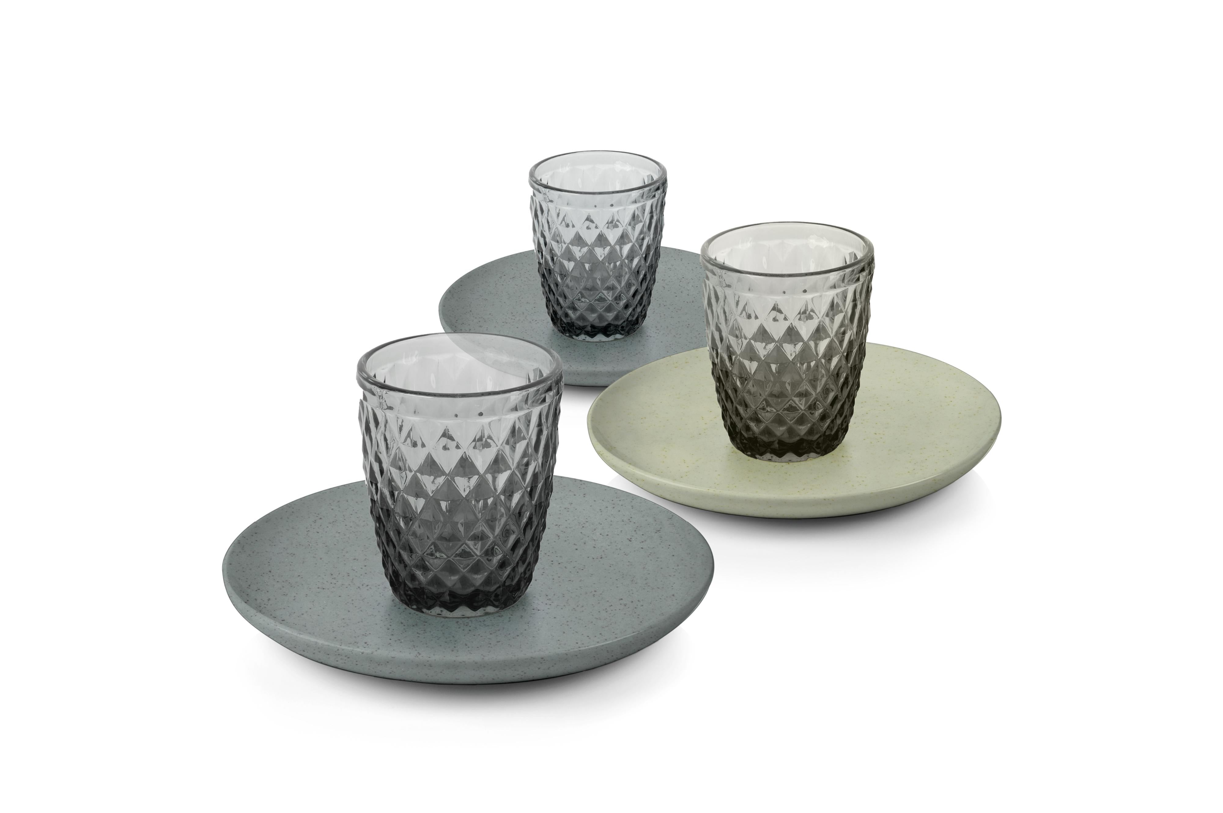 Set Waterglass Coralux Forest 35cl