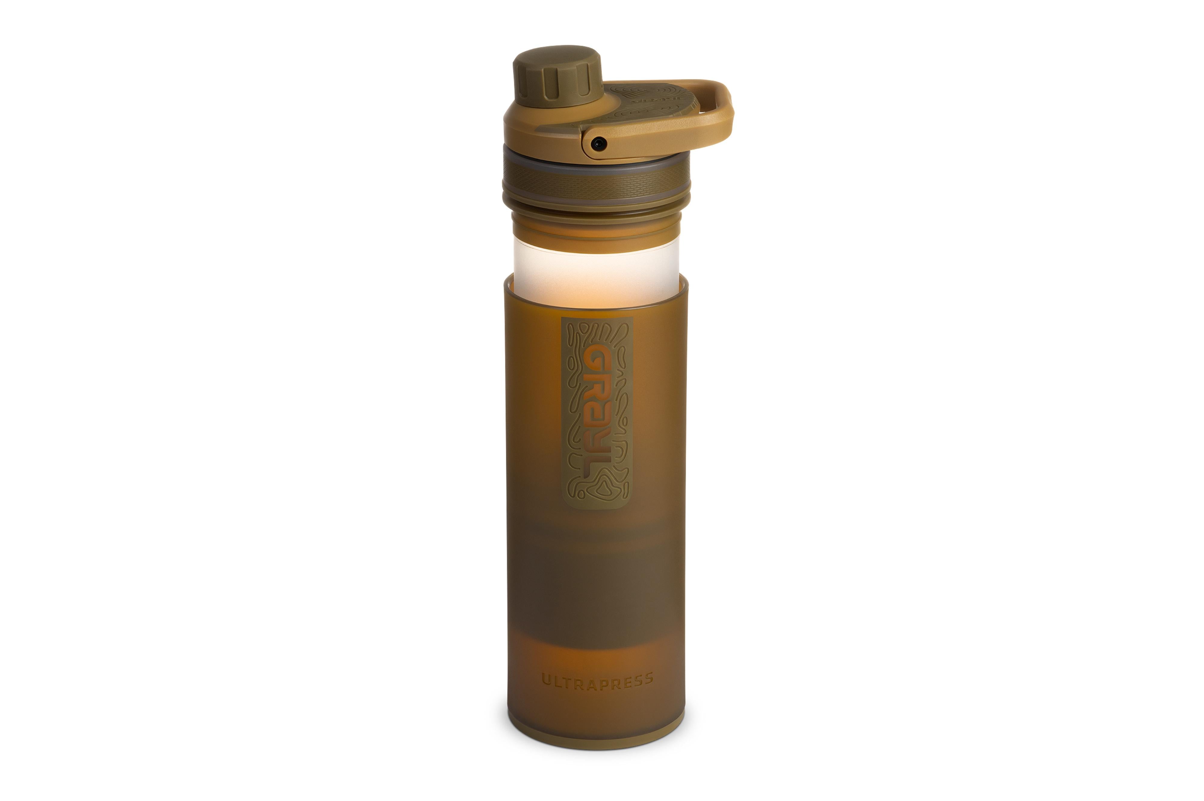 Ultrapress Purifier Bottle no Valve Coyote Brown